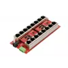 Inyector PoE Gigabit Extralink de 8 puertos activo, 8 puertos Gigabit 802.3at/af, Mode A