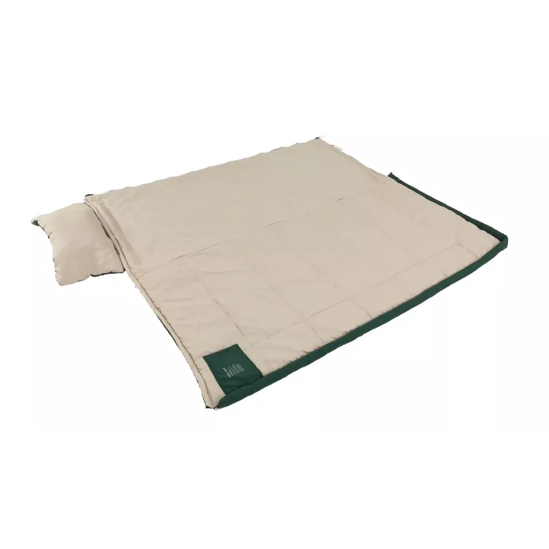 Saco de dormir Outwell Contour Prime adulto rectangular poliéster 850×2200 mm, altura máxima del usuario 190 cm, verde