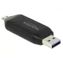 Lector de tarjetas DeLOCK 91734 USB/Micro-USB negro