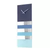 NeXtime Reloj 2855bl Bold Stripes, 38x19 cm, pared, azul
