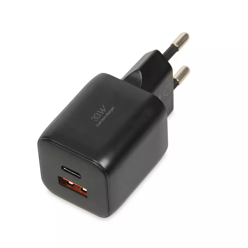 Fuente de alimentación externa IBOX ILUC42B 12 V 2 A, 33 W, USB-A + USB-C PD3.0, QuickCharge 3.0, universal