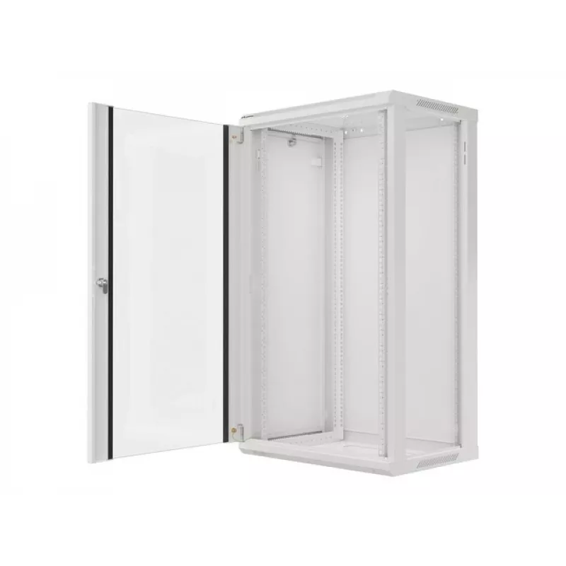 Armario de red Lanberg WF01-6422-10S 22U de pared gris