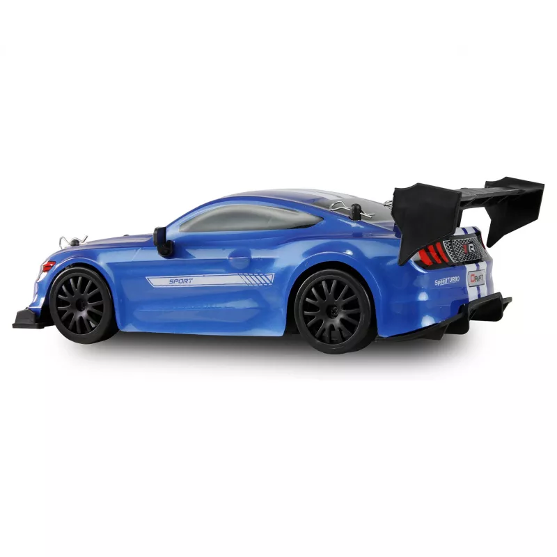 Amewi 21111 Coche de drift 4WD 1:24 RTR, azul, con iluminación inferior