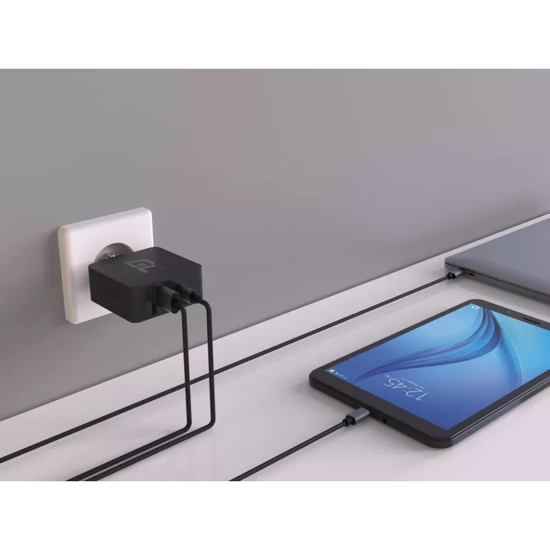 Cargador para dispositivos móviles Green Cell CHAR10 negro para interiores