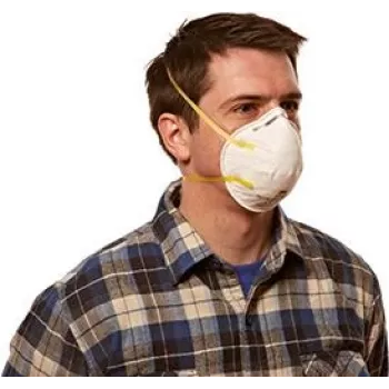 Mascarilla de protección respiratoria 3M 8710C3 blanca – mascarilla antipartículas desechable, modelo 8710C3