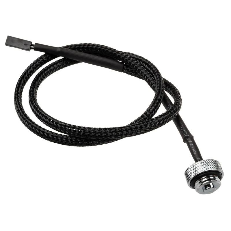 Sensor de temperatura XSPC 2x G1/4 IG — cromado, 2x G1/4 rosca hembra