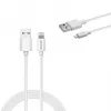Savio Cl-193 cable USB USB 2.0 2 m USB A USB C/Lightning blanco