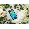 Funda para móvil iKins para iPhone 11 Pro Max – diseño nenúfares, negro