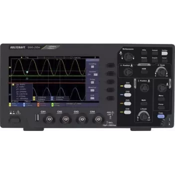 VOLTCRAFT DSO-2104 osciloscopio digital 100 MHz 4 canales 1 GSa/s 80 kpts 8 Bit memoria digital (DSO) (VC-11539895)