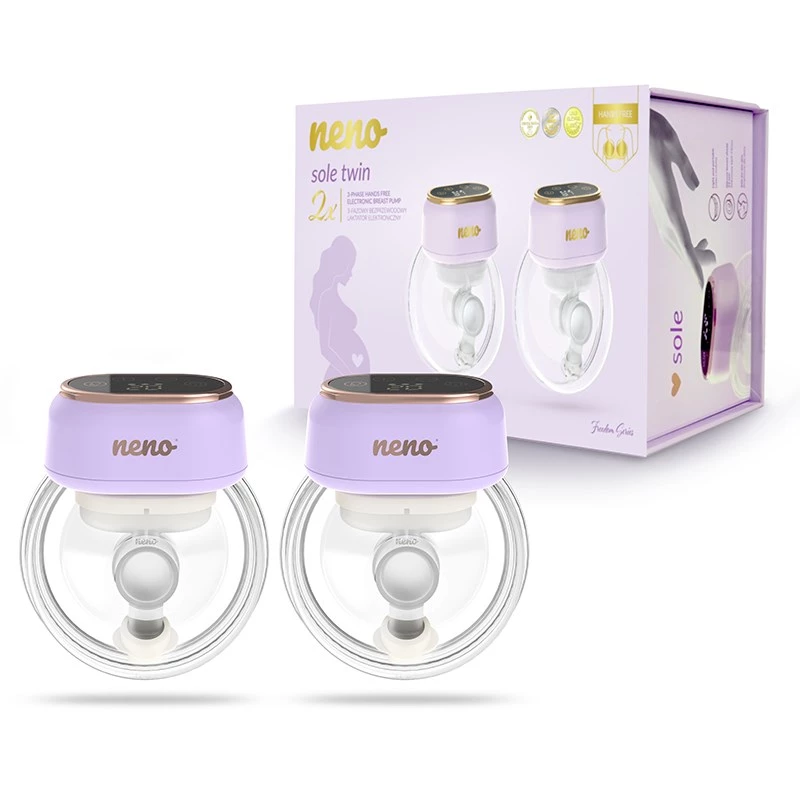 Neno Sole Twin - sacaleches eléctrico premium inalámbrico trifásico