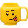 LEGO EYZ65827 Taza pequeña de cerámica con cara divertida 255 ml