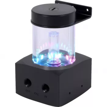 Alphacool Core 100 Aurora ARGB depósito con bomba VPP, acrílico, negro