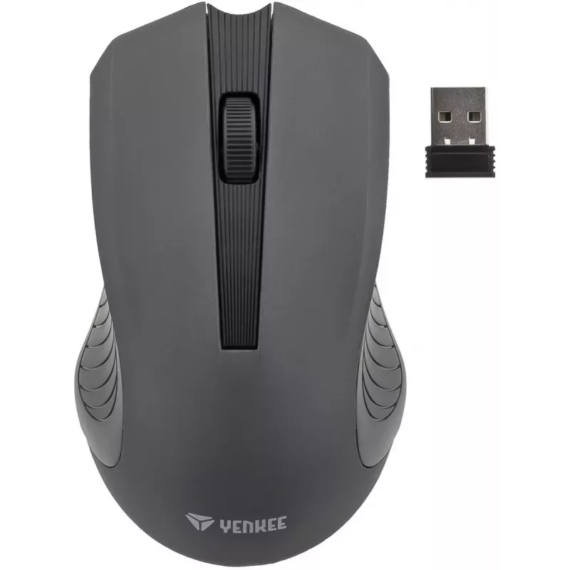 Ratón inalámbrico simétrico 2,4 GHz, 3 botones, alcance 10 m