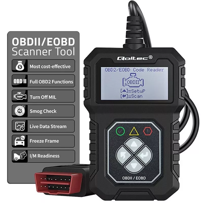 Probador de diagnóstico OBDII QOLTEC ProLine (modelo 50684)