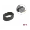 Unidad de estado sólido (SSD) DeLOCK anillo de goma para montaje de SSD M.2 y disipador negro pack de 10