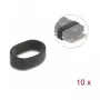 Unidad de estado sólido (SSD) DeLOCK anillo de goma para montaje de SSD M.2 y disipador negro pack de 10