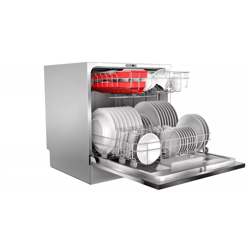 Lavavajillas Toshiba DW-08T2EE(W)-PL, 8 cubiertos, clase de eficiencia energética F, 49 dB, 55×59×50 mm