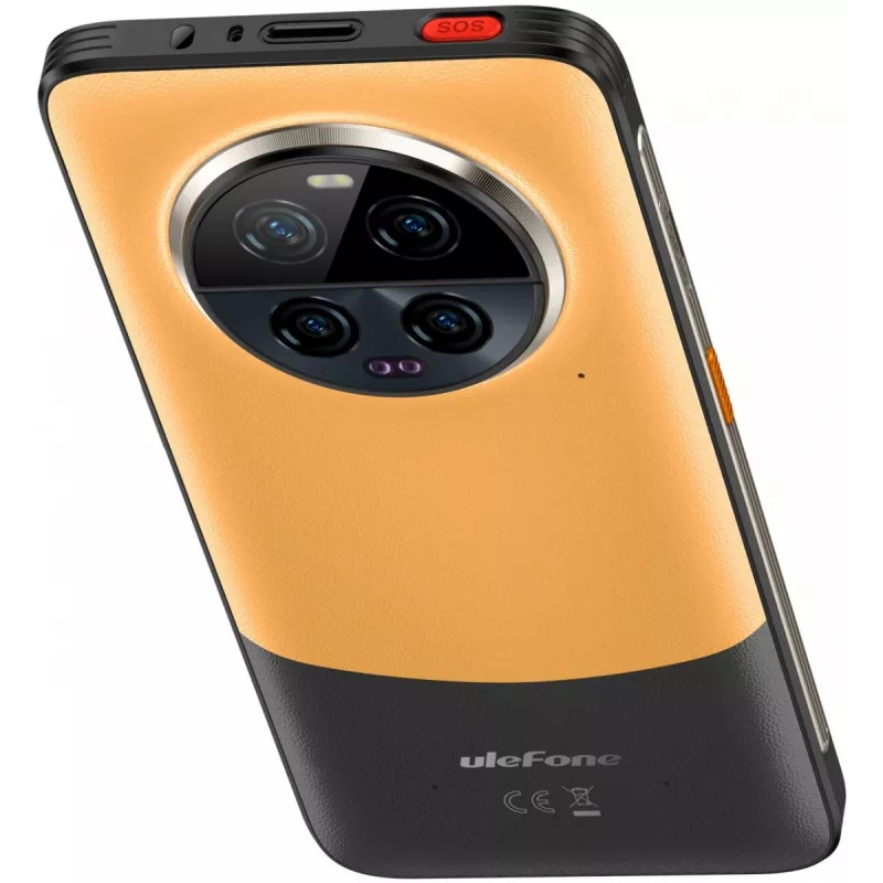 Smartphone robusto UleFone Armor 23 Ultra 5G – 12 GB RAM, 512 GB almacenamiento, naranja