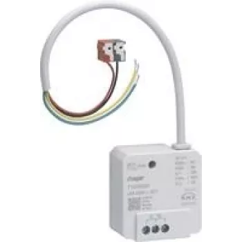 Hager HAG TYBS692F actuador de conmutación/persiana salida KNX 2/1 canales + 2 entradas empotrar (TYBS692F)