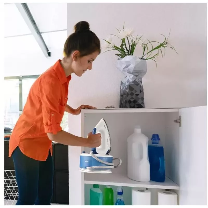 Braun CareStyle Compact IS 2143 BL 2400 W 1,5 L suela EloxalPlus Azul, Blanco