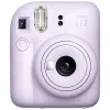 Cámara instantánea Fujifilm Instax Mini 12 Lila — imagen 86×54 mm, película 62×46 mm, distancia focal 60 mm