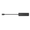 Hub USB-C, 4 puertos 2x USB-A, 2x USB-C, Negro