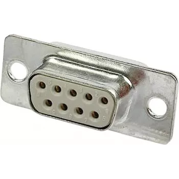 Conector de cable Harting 09 67 209 4704 D-Sub 1, gris metálico, carcasa de PBT
