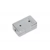 Toma de conexión Extralink CAT6 STP, conector pasante, plateado