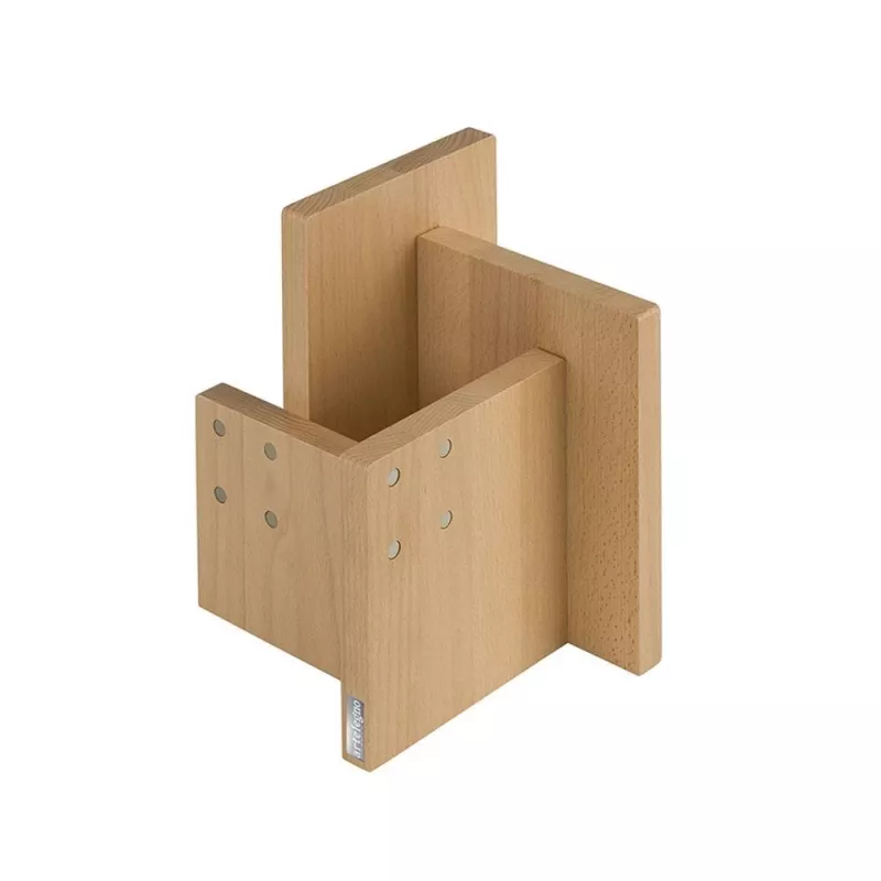 ARTELEGNO COMBI Cuchillero magnético con recipiente