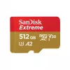Tarjeta de memoria MicroSDHC SANDISK Extreme 512 GB UHS-I A1 V30 U3 Clase 10, lectura 190 MB/s, escritura 130 MB/s, incl. adaptador SD