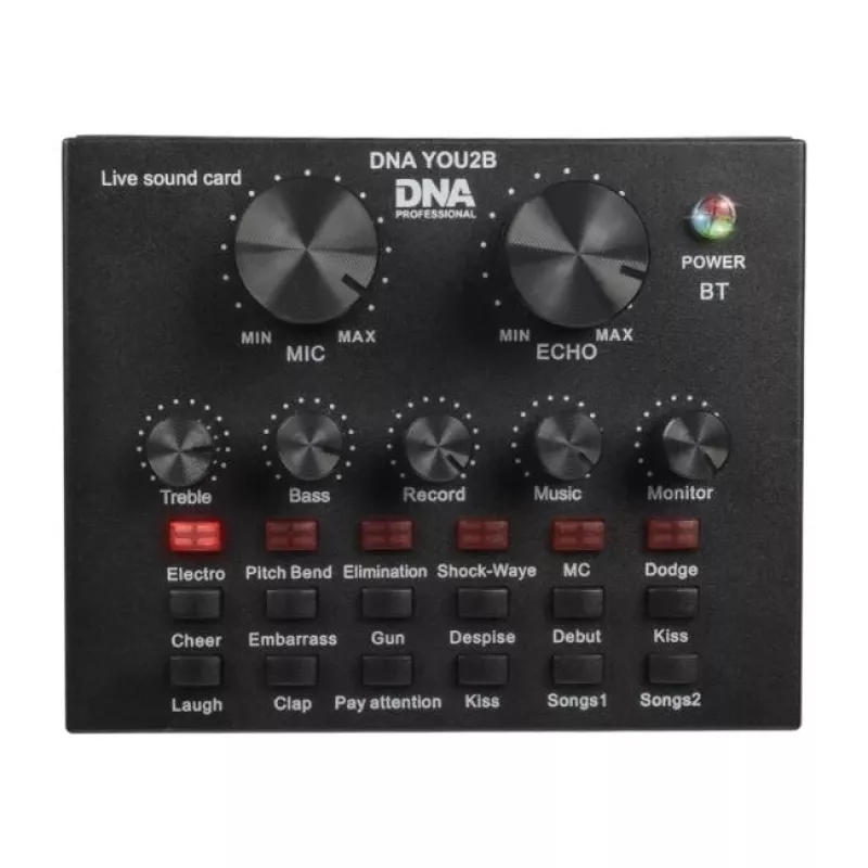 Kit de micrófono Bitmat DNA YOU2B — micrófono, interfaz de audio, soporte y cable