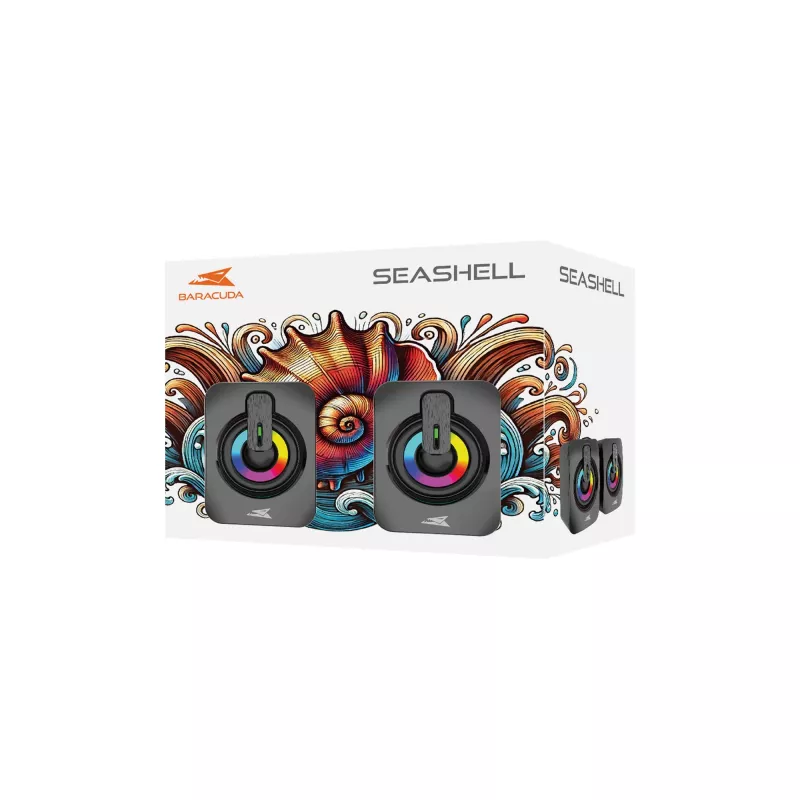 Baracuda Seashell BGSP-011 negro — accesorio decorativo concha