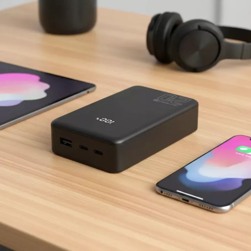 Batería externa everActive EB-22QB 20.000 mAh, 2× USB-C 20W, Quick Charge 4.0