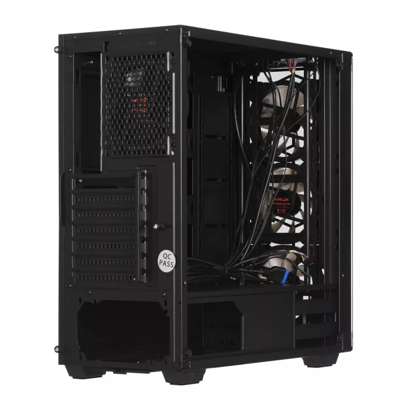 Krux LEDA torre ATX negra