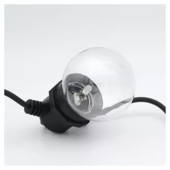 Guirnalda luminosa RealPower 463614 LED 12 luces blanco cálido 4,9 m a pilas (AA)