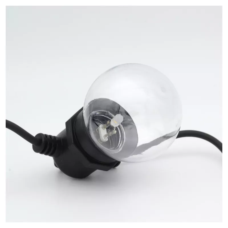 Guirnalda luminosa RealPower 463614 LED 12 luces blanco cálido 4,9 m a pilas (AA)