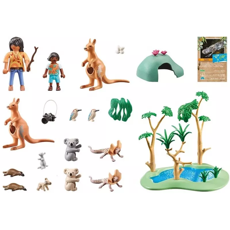 Wiltopia 71624 Set de figuras Animales australianos