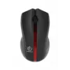 Ratón óptico inalámbrico Rebeltec GALAXY negro/rojo interfaz