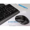 A4Tech FStyler FG1035 kit de teclado y ratón inalámbricos, 2,4G, gris