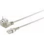 Cable de alimentación S/CONN 60006 negro 1,8 m CEE 7/7 conector hembra C13