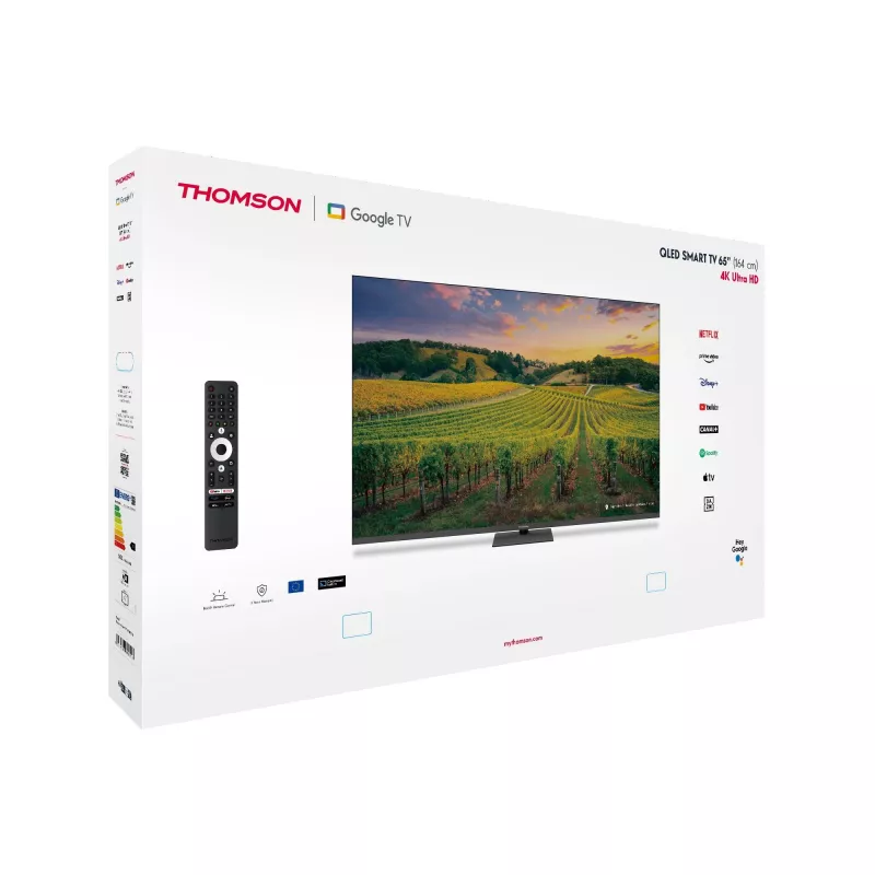THOMSON 65QG5C14 65 4K Ultra HD Televisor plano QLED