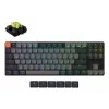 Teclado mecánico 80% Keychron K1X-B4 — USB + Bluetooth, QWERTY inglés, 87 teclas, retroiluminación RGB, gris