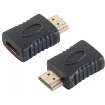 Adaptador HDMI ShiverPeaks 77408 con contactos dorados, compatible con 4K2K