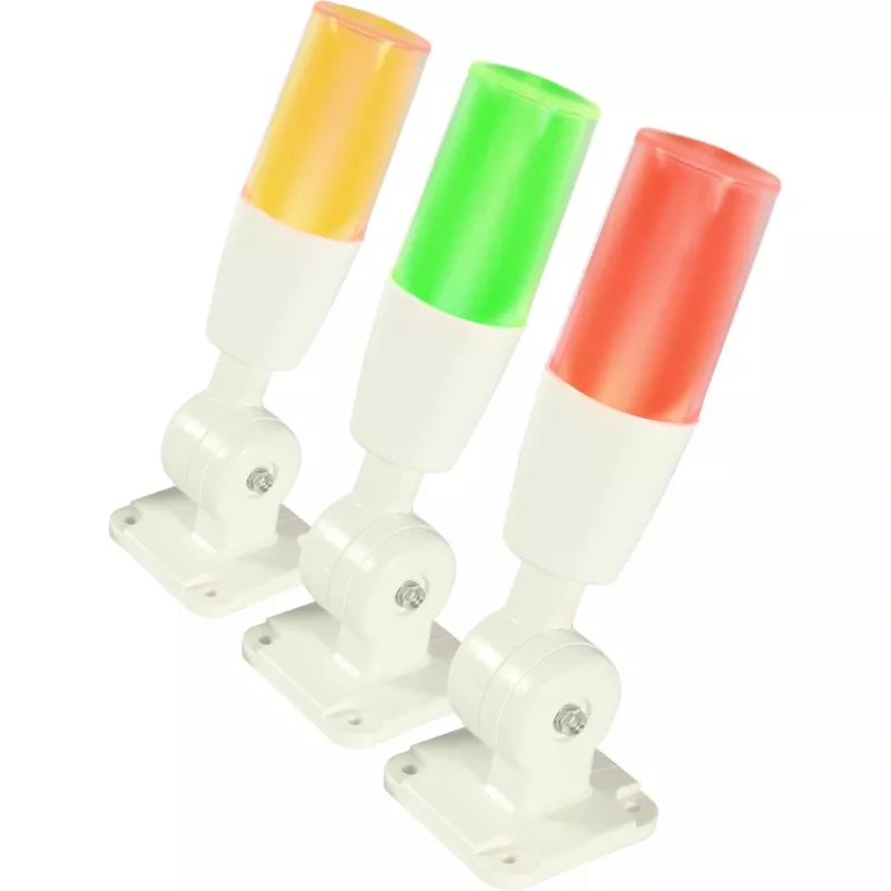 Luz de señal ALLNET ALL3042 rojo/amarillo/verde con zumbador, control individual