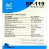 Adaptador USB Wi-Fi/Bluetooth INTER-TECH EP-119, Wi-Fi 5 (802.11ac) dual band 600 Mbit/s