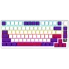 LORGAR KBP7075W, teclado gaming mecánico inalámbrico 75% Pro, blanco, distribución EN