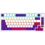 LORGAR KBP7075W, teclado gaming mecánico inalámbrico 75% Pro, blanco, distribución EN
