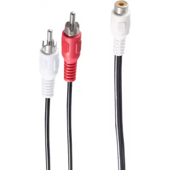 Cable de audio RCA 2 x RCA ShiverPeaks BS40052