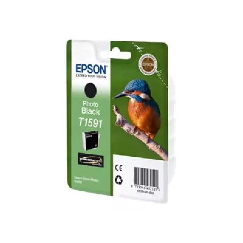 Cartucho EPSON tinta foto negro T1591 1 x 17 ml Ultrachrome Hi-Gloss2