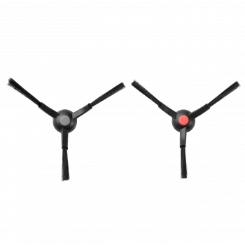 Cepillo lateral para aspirador de escoba Eufy T29B8011 – cepillo de repuesto compatible, negro/gris/rojo, 1 ud.